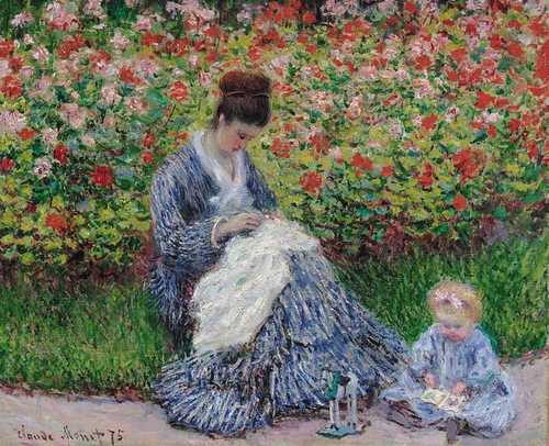 Camille and a Child in the Garden 