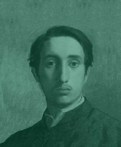 Edgar Degas portrait
