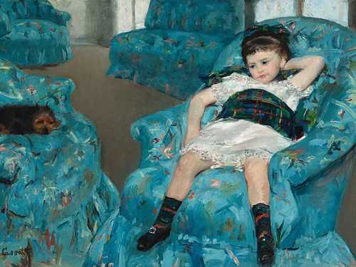 Blue Armchair painting
